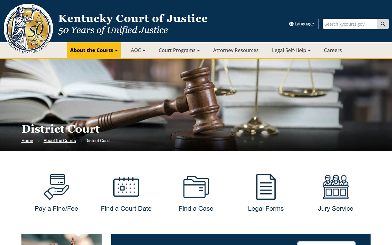 Meade County court dockets Kentucky District Court schedule research