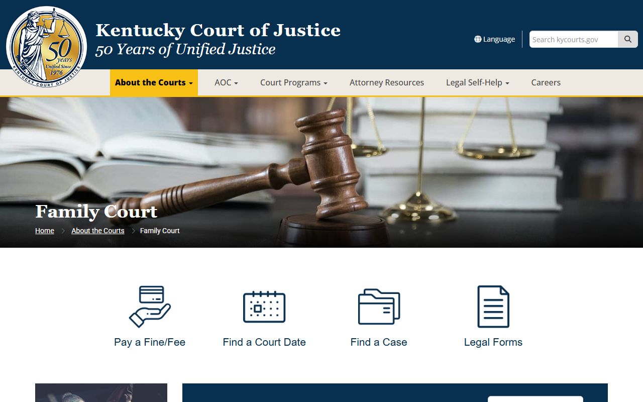 Meade County court dockets Kentucky Family Court access research
