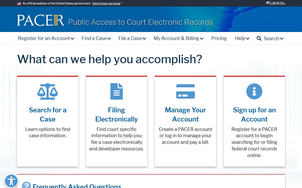 Meade County Circuit Court records PACER federal access distinction source