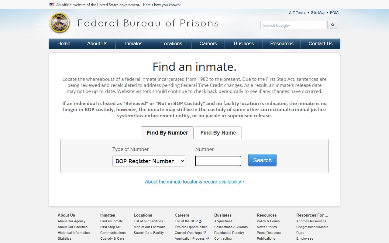 Federal inmate locator related to Meade County inmate records alternatives